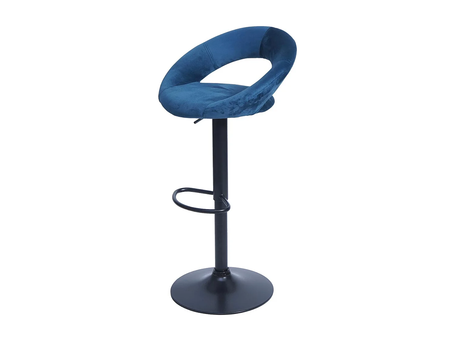 Lot de 2 tabourets bleue 54 x 43 x 56 cm 04_0007460