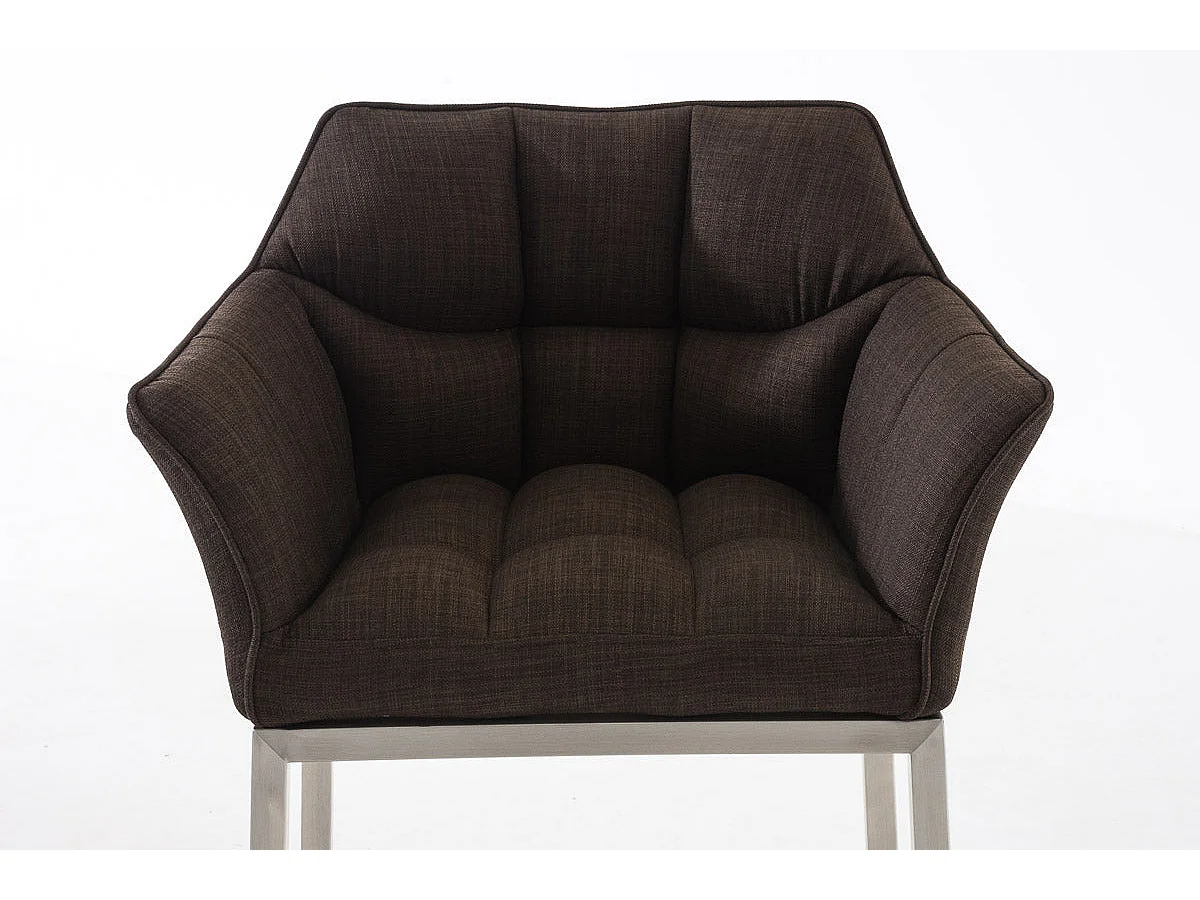 Tabouret de bar chaise argenté 64 x 48 x 110 cm 10_0004721