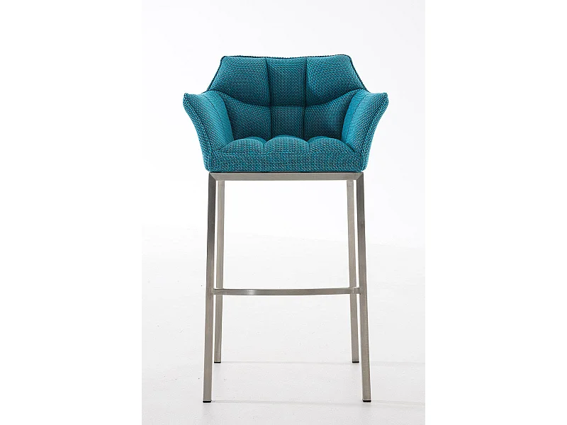 Tabouret de bar chaise argenté 64 x 48 x 110 cm 10_0004727