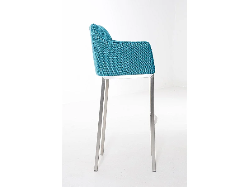 Tabouret de bar chaise argenté 64 x 48 x 110 cm 10_0004727