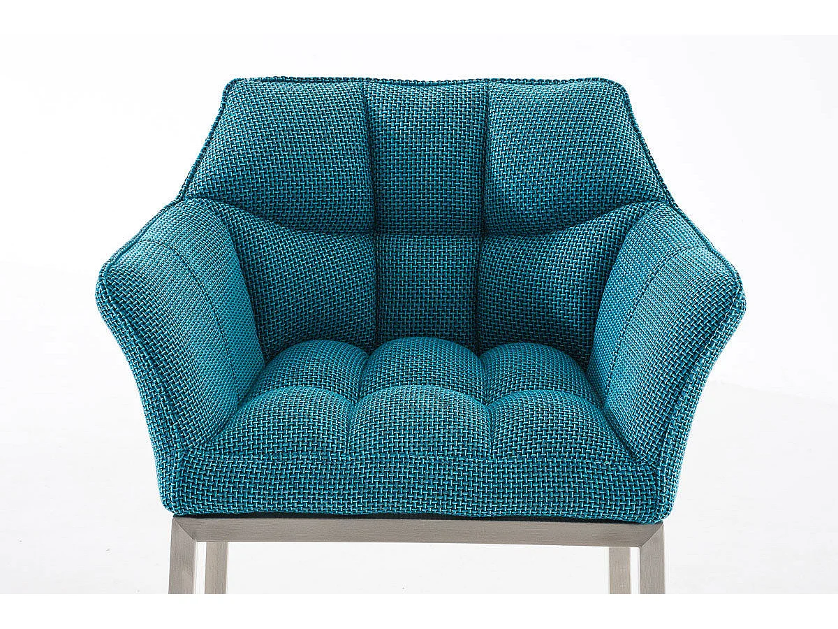 Tabouret de bar chaise argenté 64 x 48 x 110 cm 10_0004727