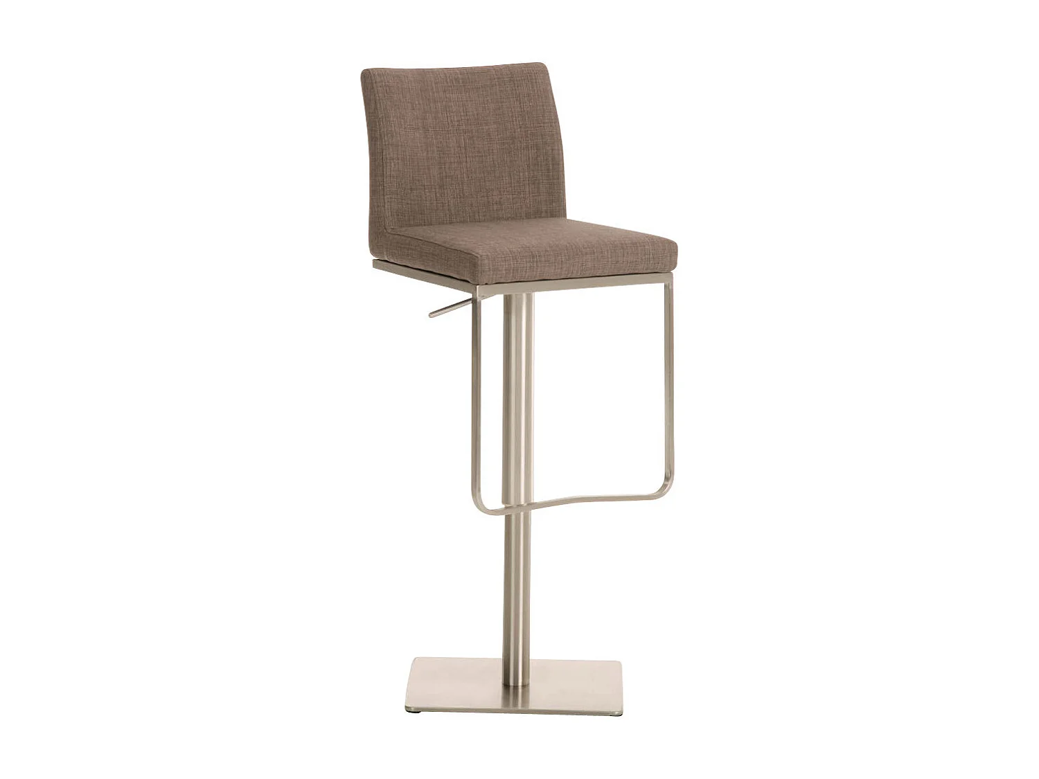 Tabouret de bar x1 argenté 42 x 44 x 86 cm 10_0005314