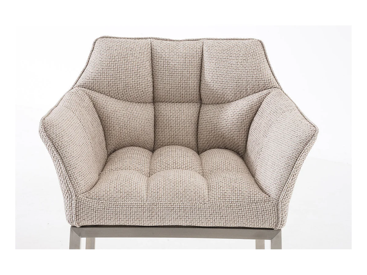 Tabouret de bar chaise argenté 64 x 48 x 110 cm 10_0004719