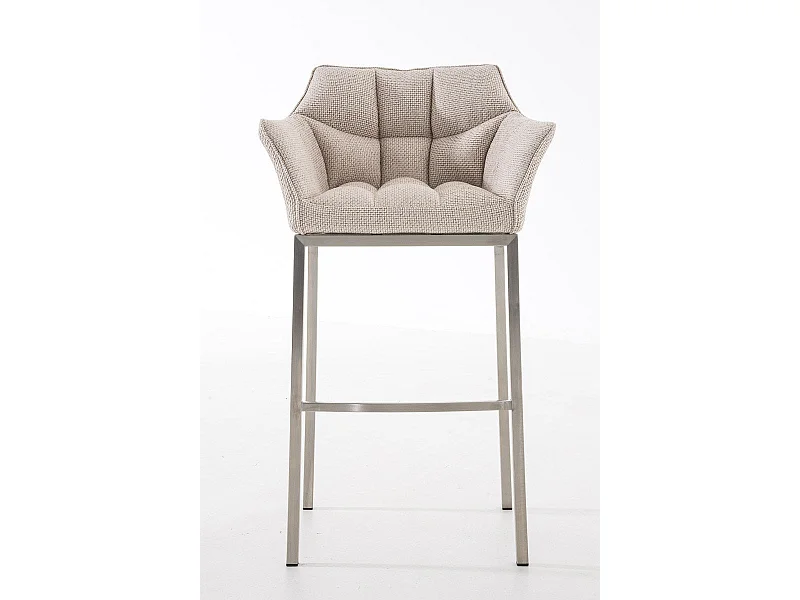 Tabouret de bar chaise argenté 64 x 48 x 110 cm 10_0004719