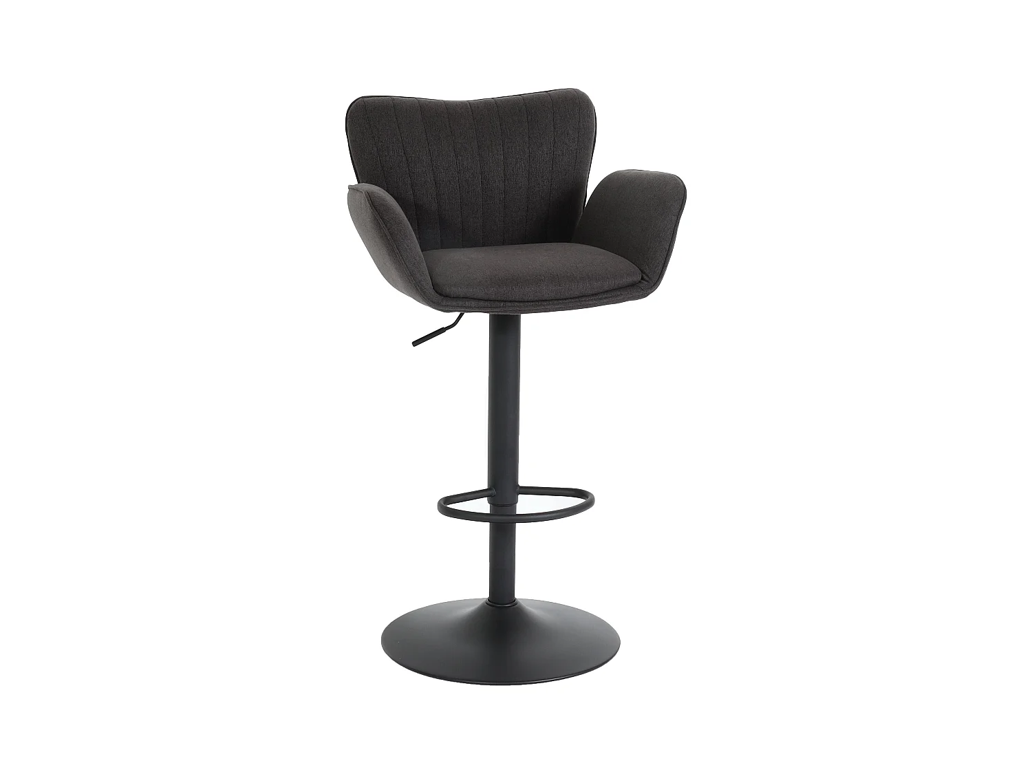 Tabouret de bar x1 métal grise 58 x 39 x 61 cm 04_0008587