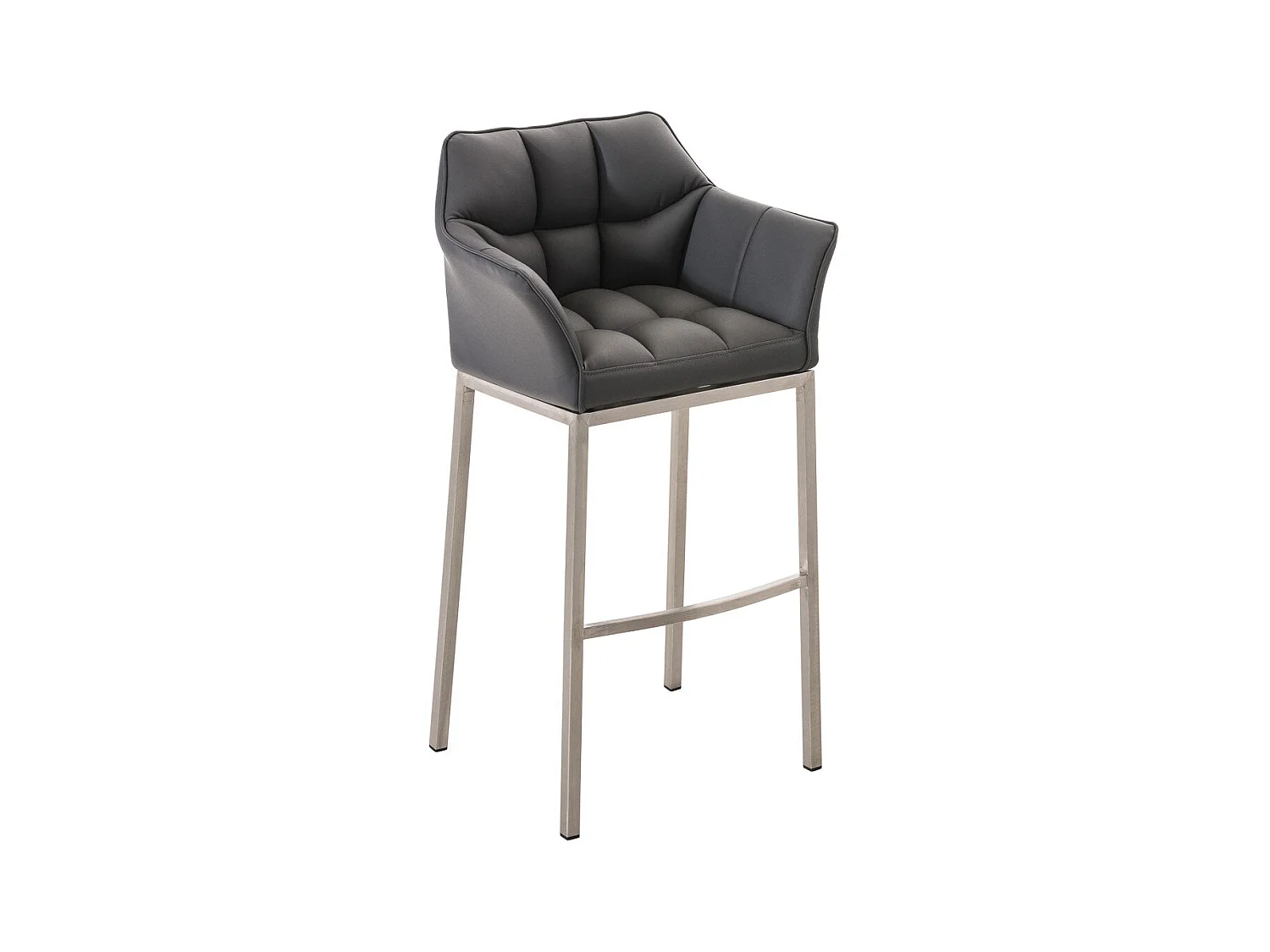 Tabouret de bar chaise argenté 64 x 48 x 110 cm 10_0004715