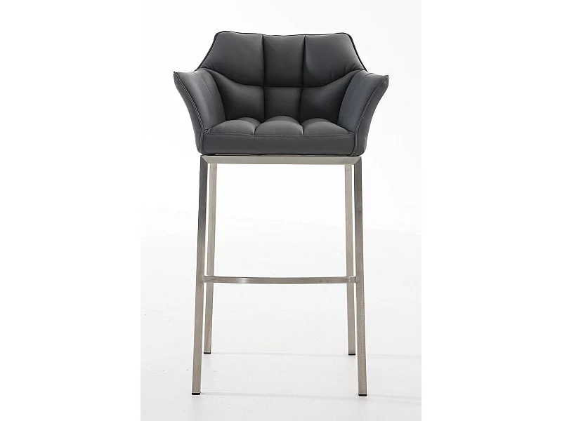 Tabouret de bar chaise argenté 64 x 48 x 110 cm 10_0004715