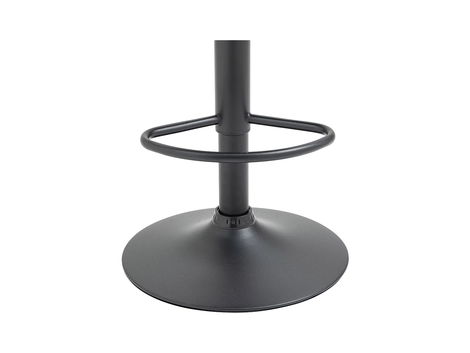 Tabouret de bar en métal argentée 51 x 52 x 109 cm TDB10424