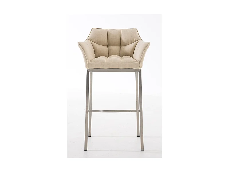 Tabouret de bar chaise argenté 64 x 48 x 110 cm 10_0004720