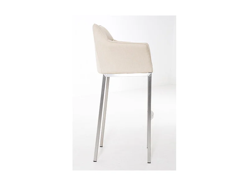 Tabouret de bar chaise argenté 64 x 48 x 110 cm 10_0004720