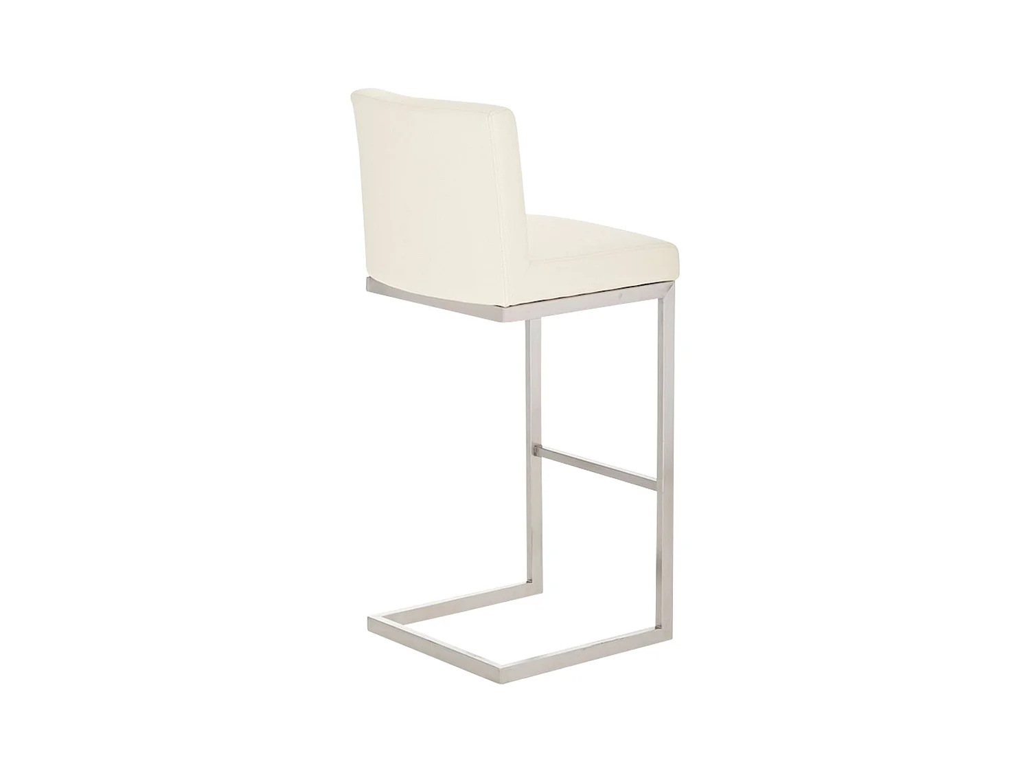Tabouret de bar x1 argenté 42 x 48 x 104 cm 10_0005319
