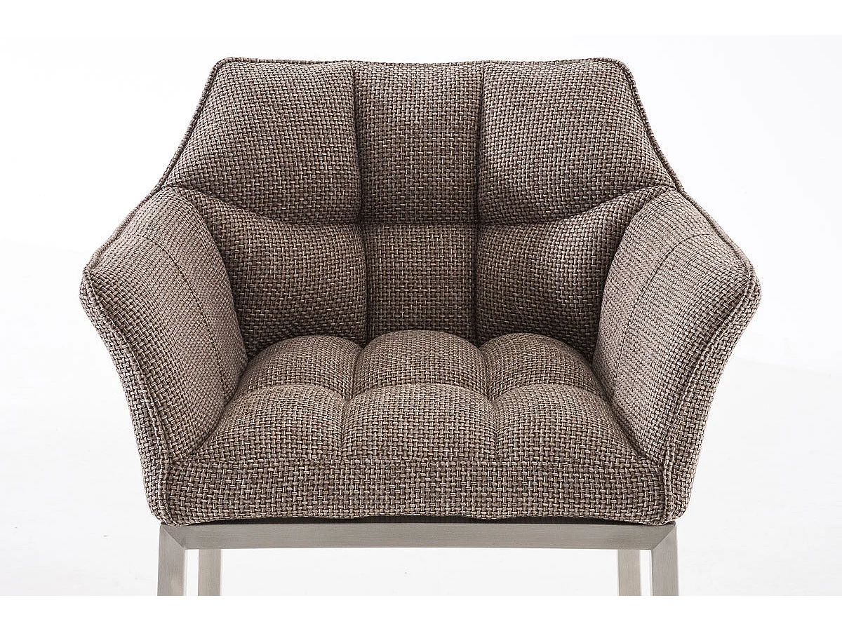 Tabouret de bar chaise argenté 64 x 48 x 110 cm 10_0004725