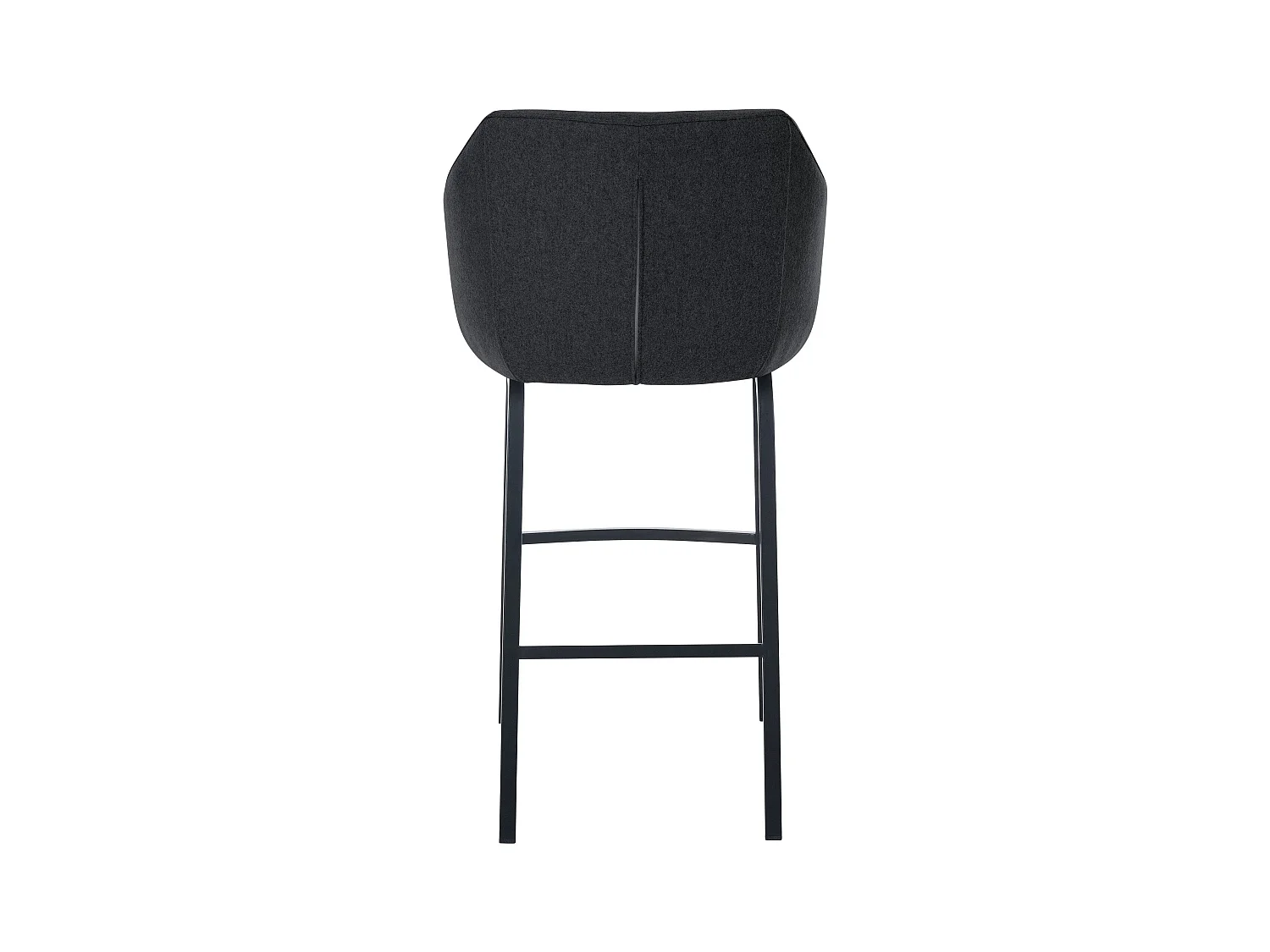 Tabouret de bar chaise métal argentée 58 x 56 x 108 cm 10_0005234