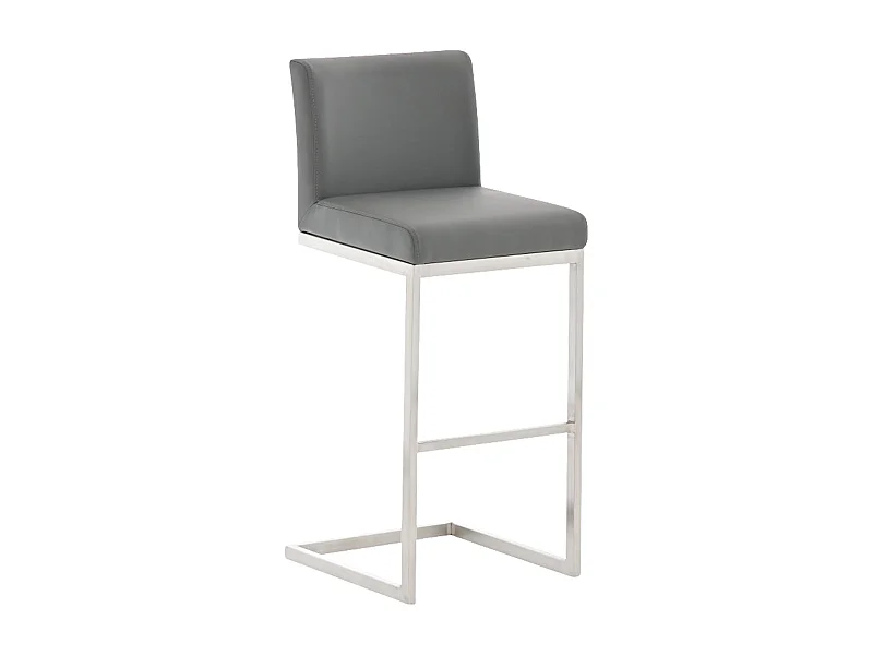 Tabouret de bar x1 argenté 42 x 48 x 104 cm 10_0005320