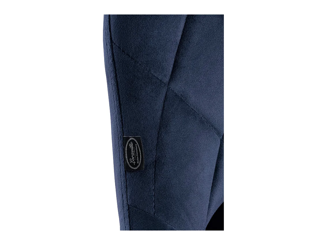 Set de 2 tabourets métal bleue 46 x 49 x 104 cm TDB10767