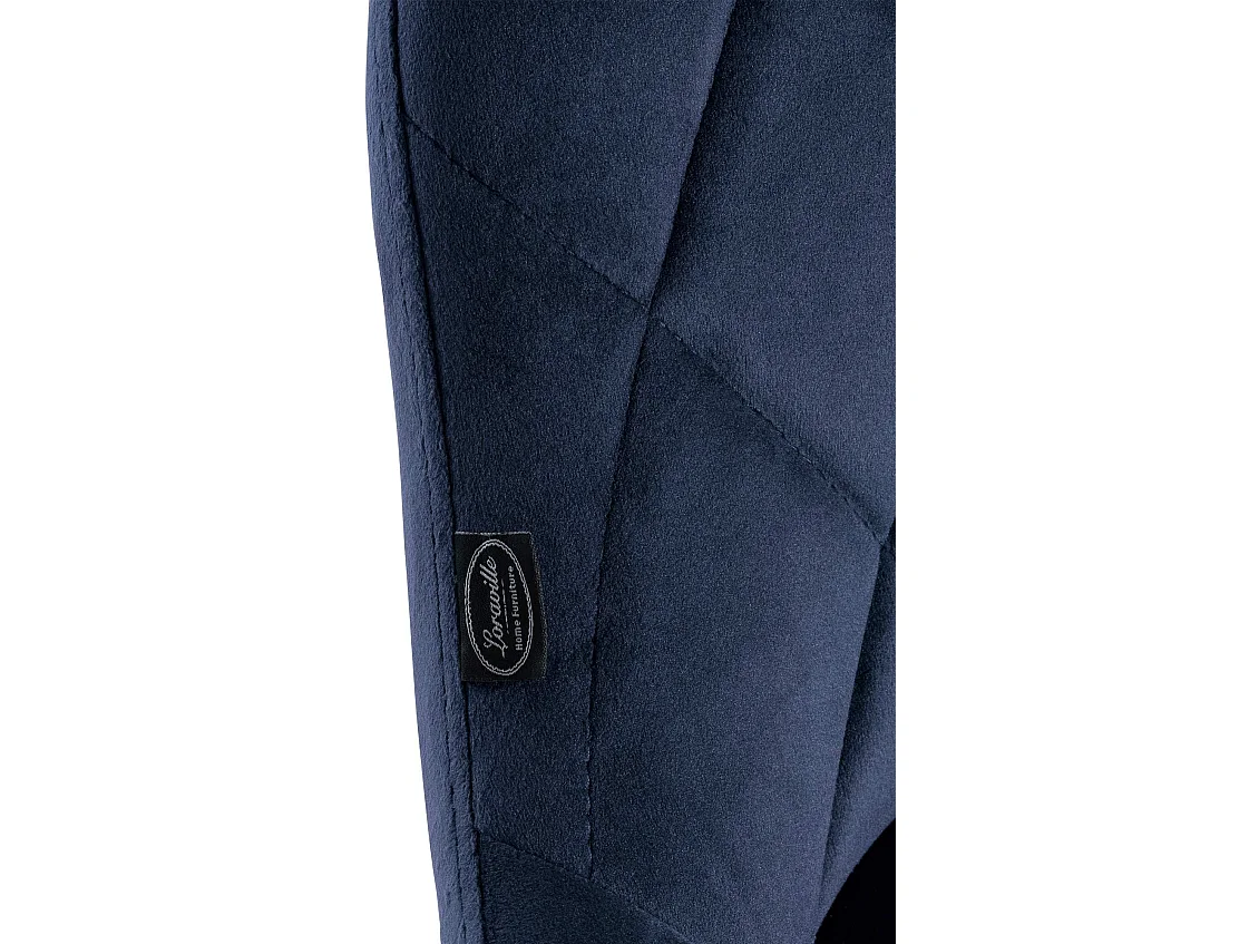 Set de 2 tabourets métal bleue 46 x 49 x 104 cm TDB10767