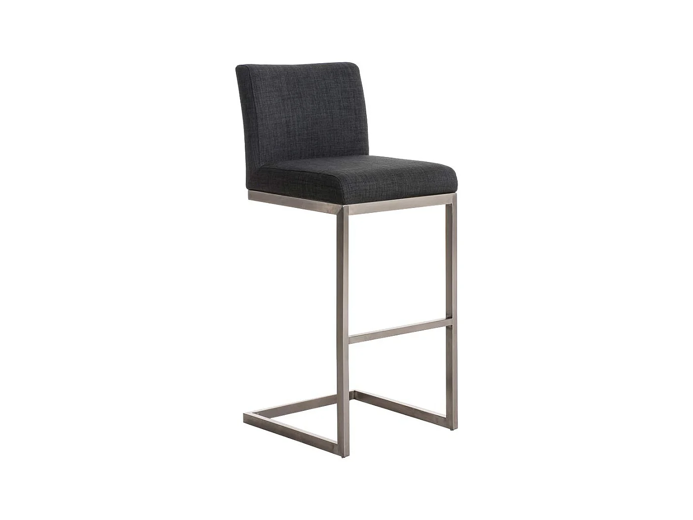 Tabouret de bar x1 argenté 42 x 48 x 104 cm 10_0000779