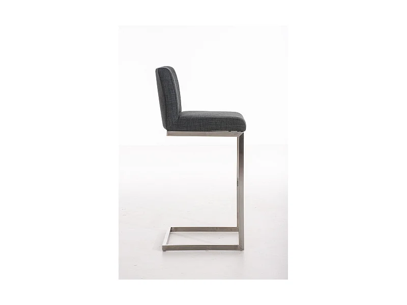 Tabouret de bar x1 argenté 42 x 48 x 104 cm 10_0000779