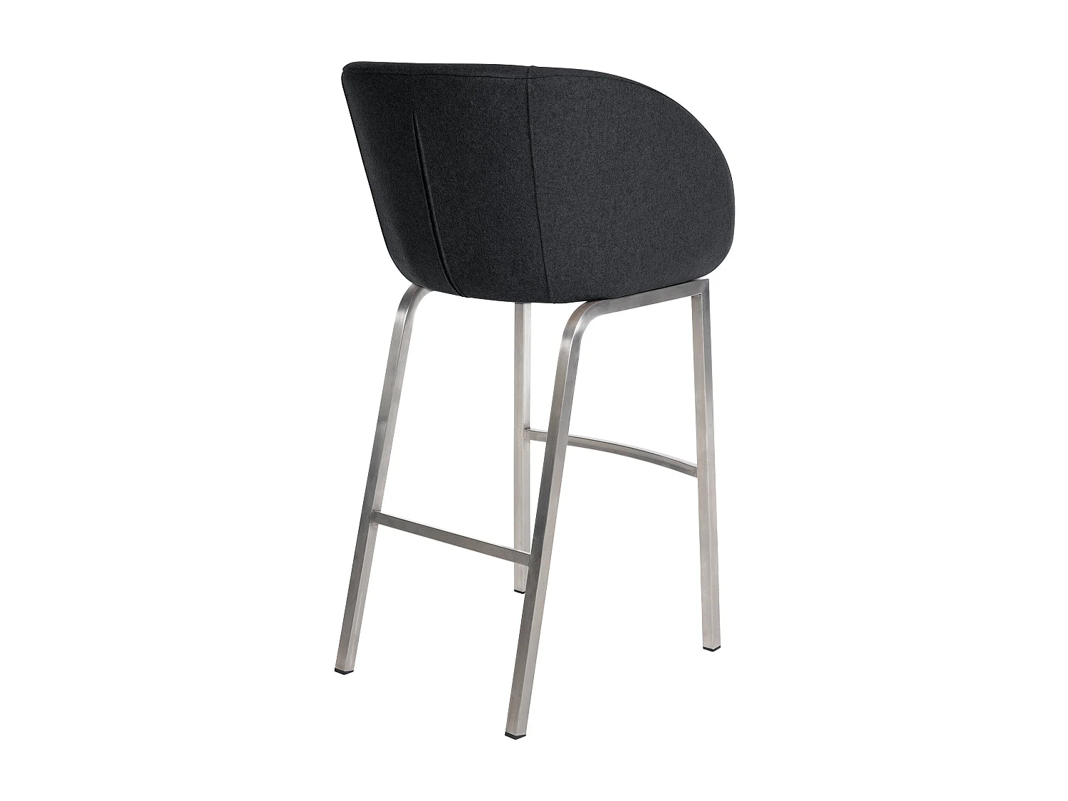 Tabouret de bar x1 argenté 58 x 54 x 107 cm 10_0005364