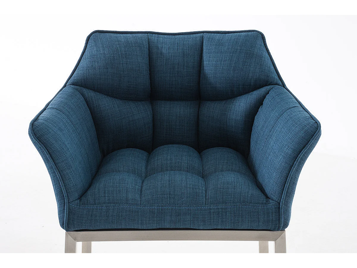 Tabouret de bar chaise argenté 64 x 48 x 110 cm 10_0004722