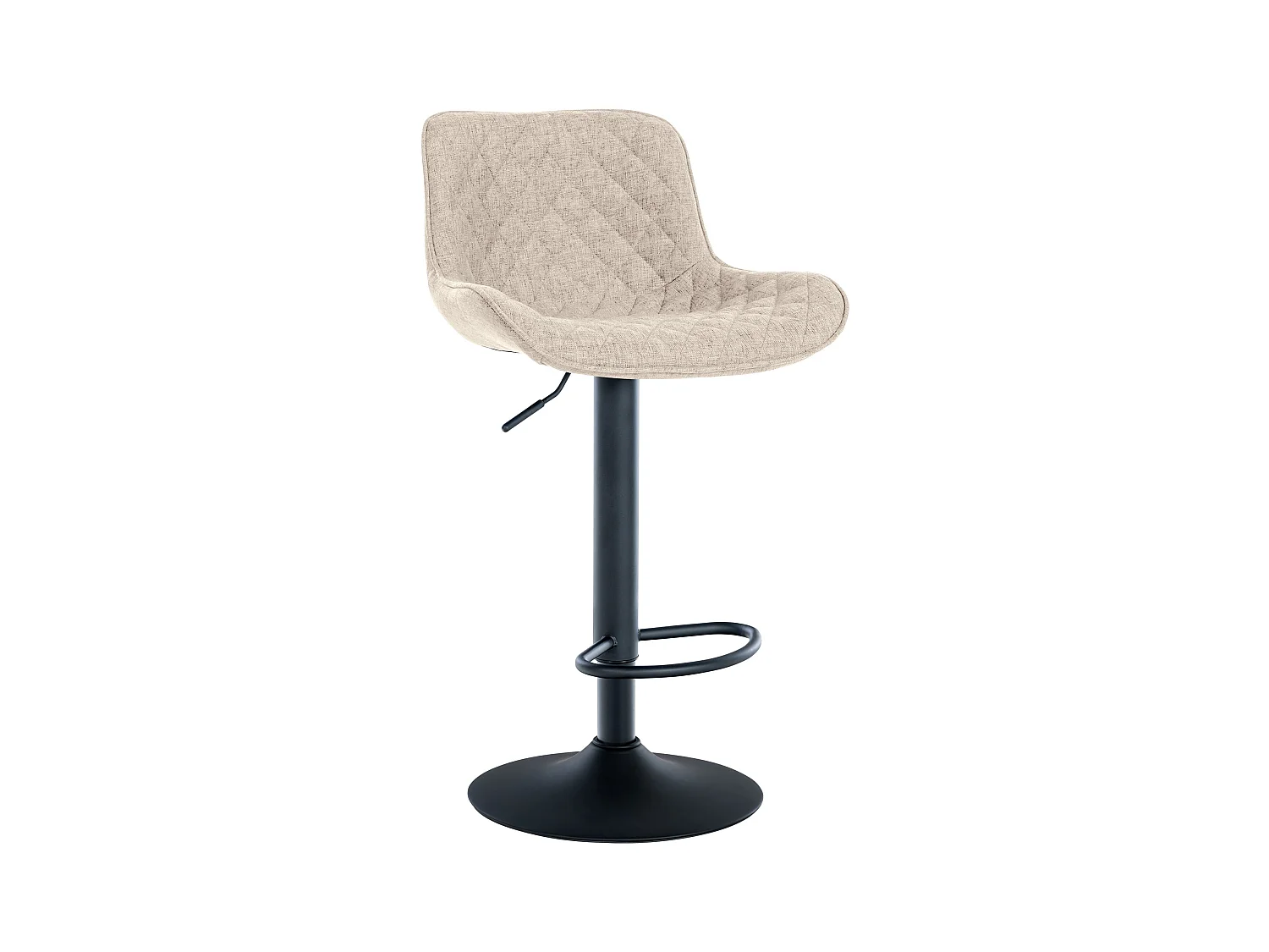 Tabouret de bar x1 métal argentée 48 x 54 x 81 cm 10_0005230