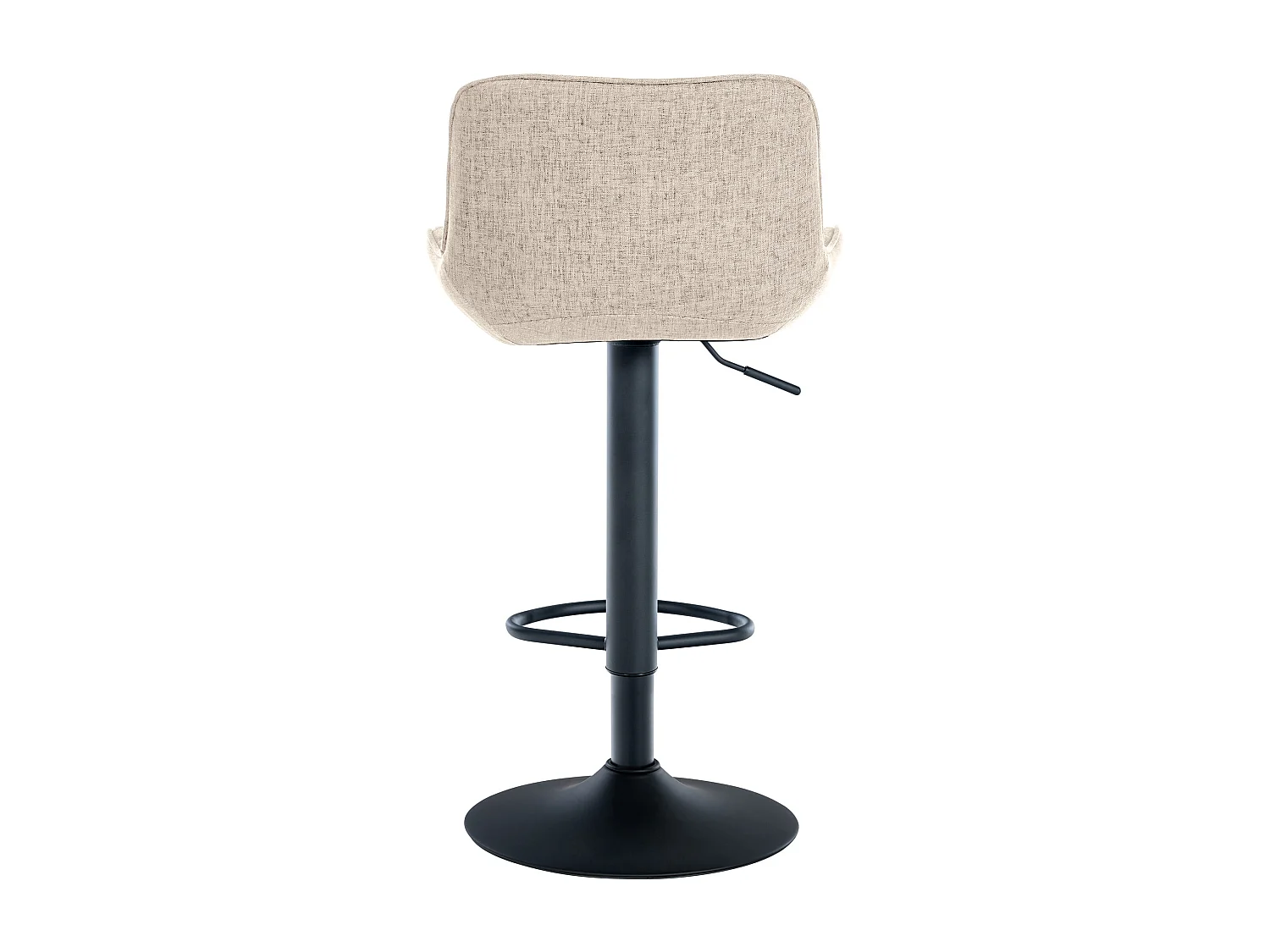 Tabouret de bar x1 métal argentée 48 x 54 x 81 cm 10_0005230