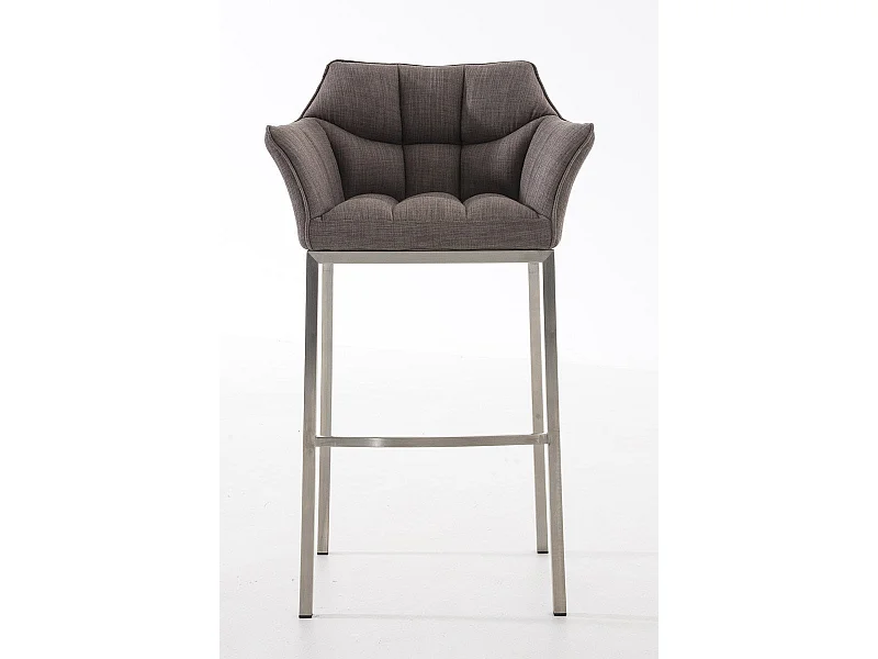 Tabouret de bar chaise argenté 64 x 48 x 110 cm 10_0004724