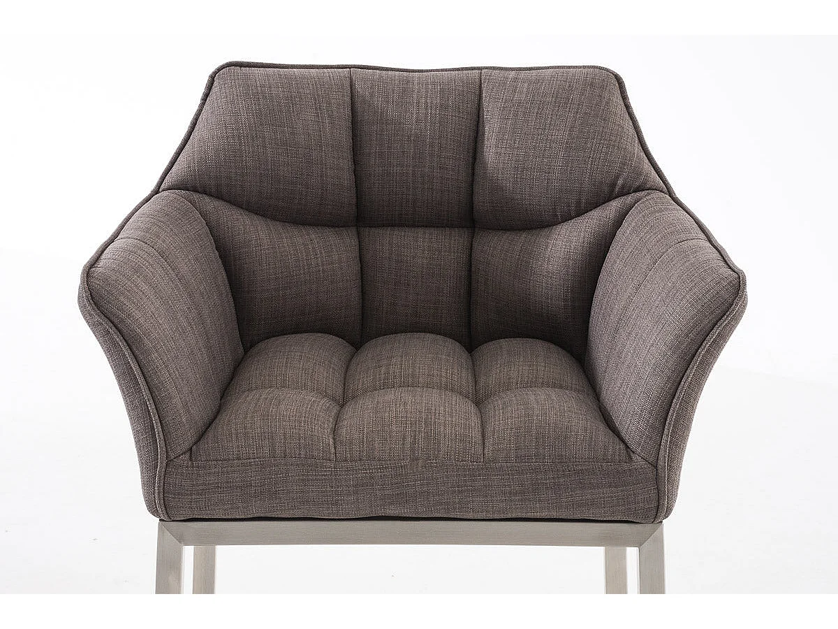 Tabouret de bar chaise argenté 64 x 48 x 110 cm 10_0004724