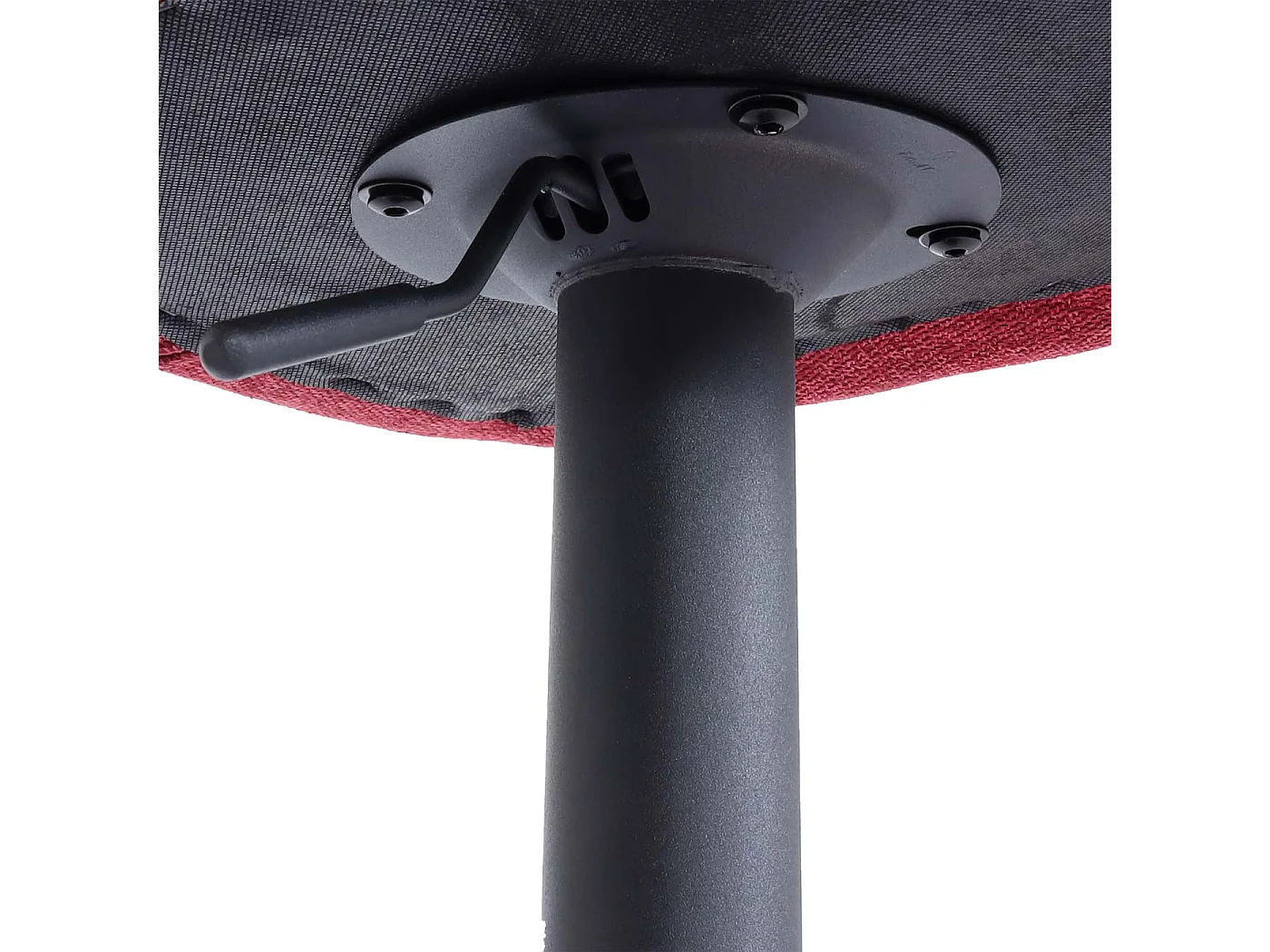 Tabouret de bar x1 métal bordeaux 58 x 39 x 61 cm 04_0008588