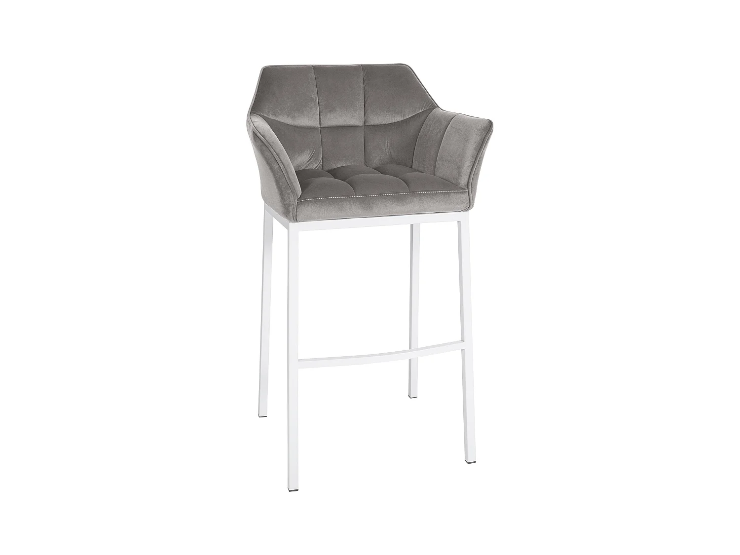 Tabouret de bar chaise argenté 64 x 48 x 110 cm 10_0004749
