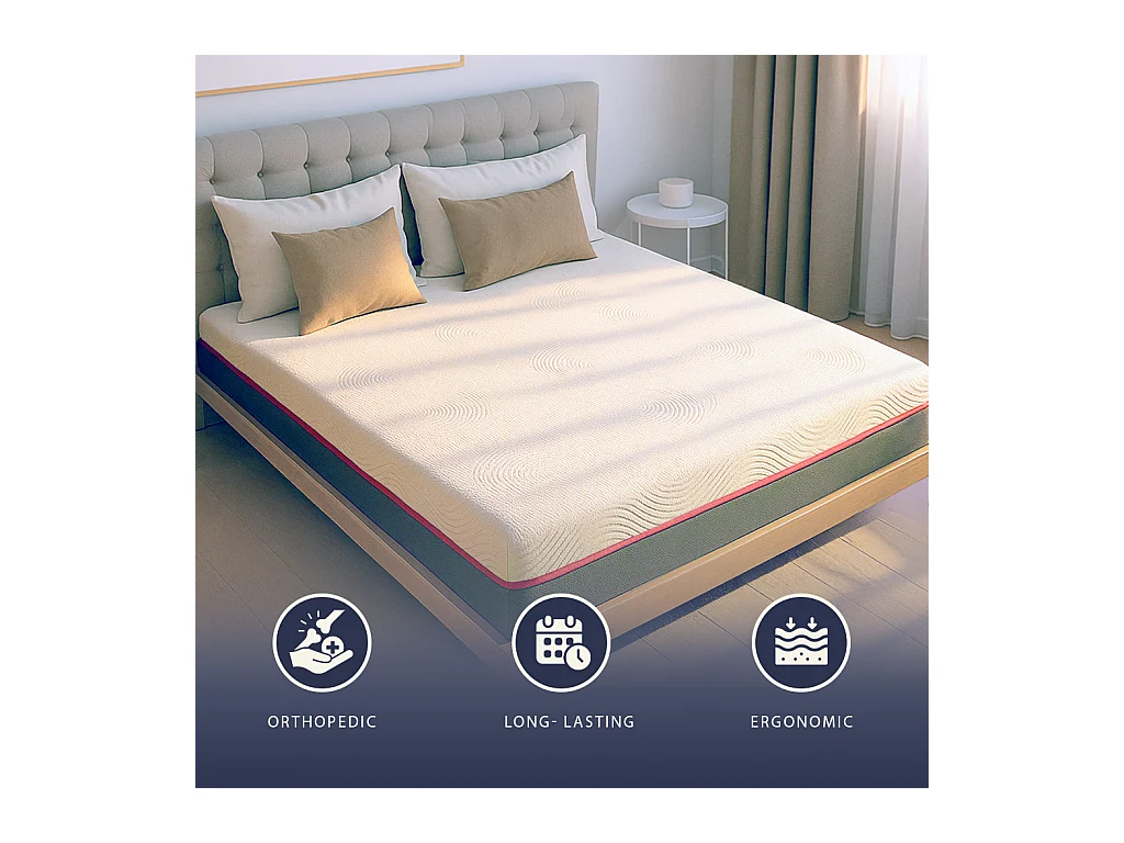 Matelas 90x190 | Ressorts Ensachés + Mémoire de Forme | 30 cm | Dispositif Médical | Fabriqué en Italie