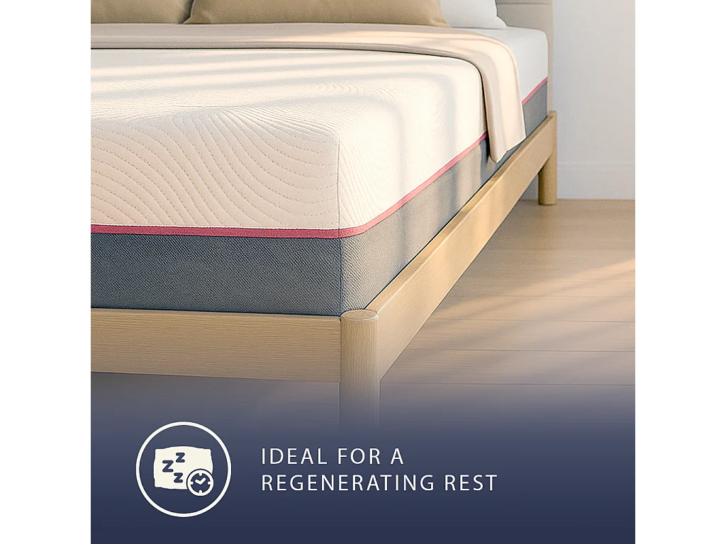 Matelas 90x190 | Ressorts Ensachés + Mémoire de Forme | 30 cm | Dispositif Médical | Fabriqué en Italie