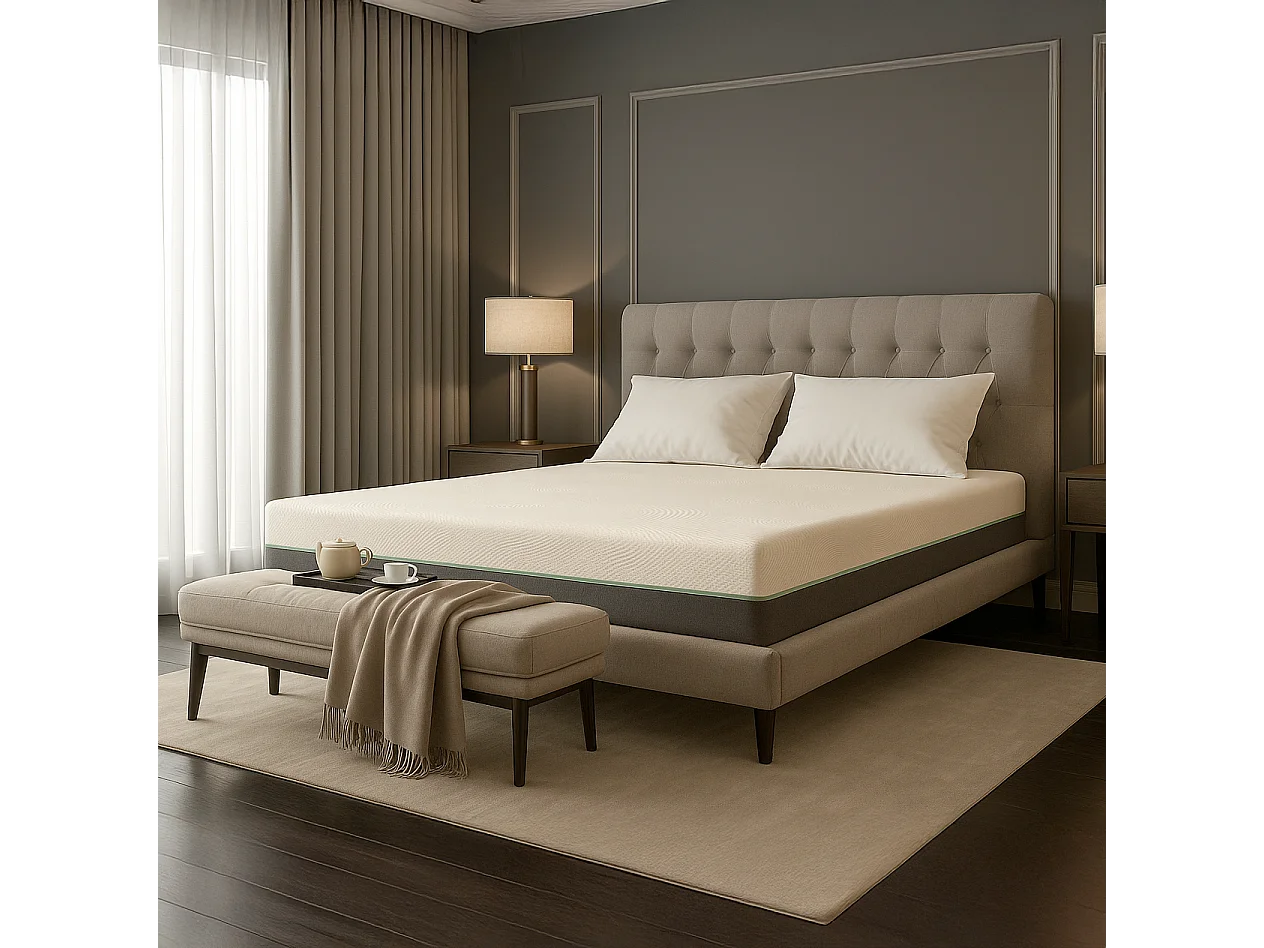 Chronos | Matelas 135x190 cm avec ressorts ensachés et mousse viscoélastique