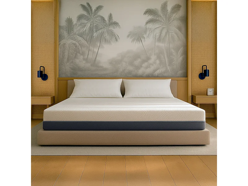 Boreal | Matras 140x190 Memory & Waterfoam | H22 cm | Orthopedisch, Antiallergisch, Anti-mijt | Medisch Klasse 1 | Afneembaar & Ademend