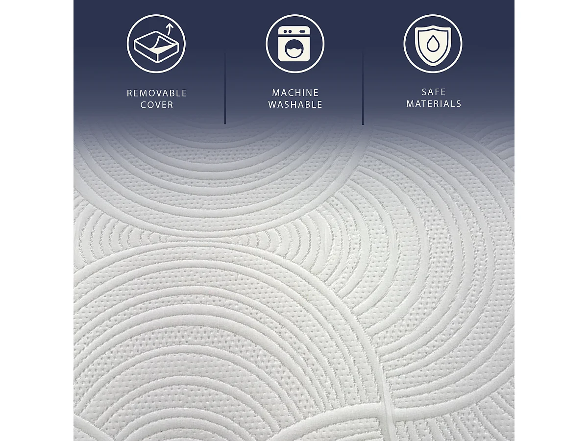 Matelas 80x190 | Ressorts Ensachés + Mémoire de Forme | 30 cm | Dispositif Médical | Fabriqué en Italie