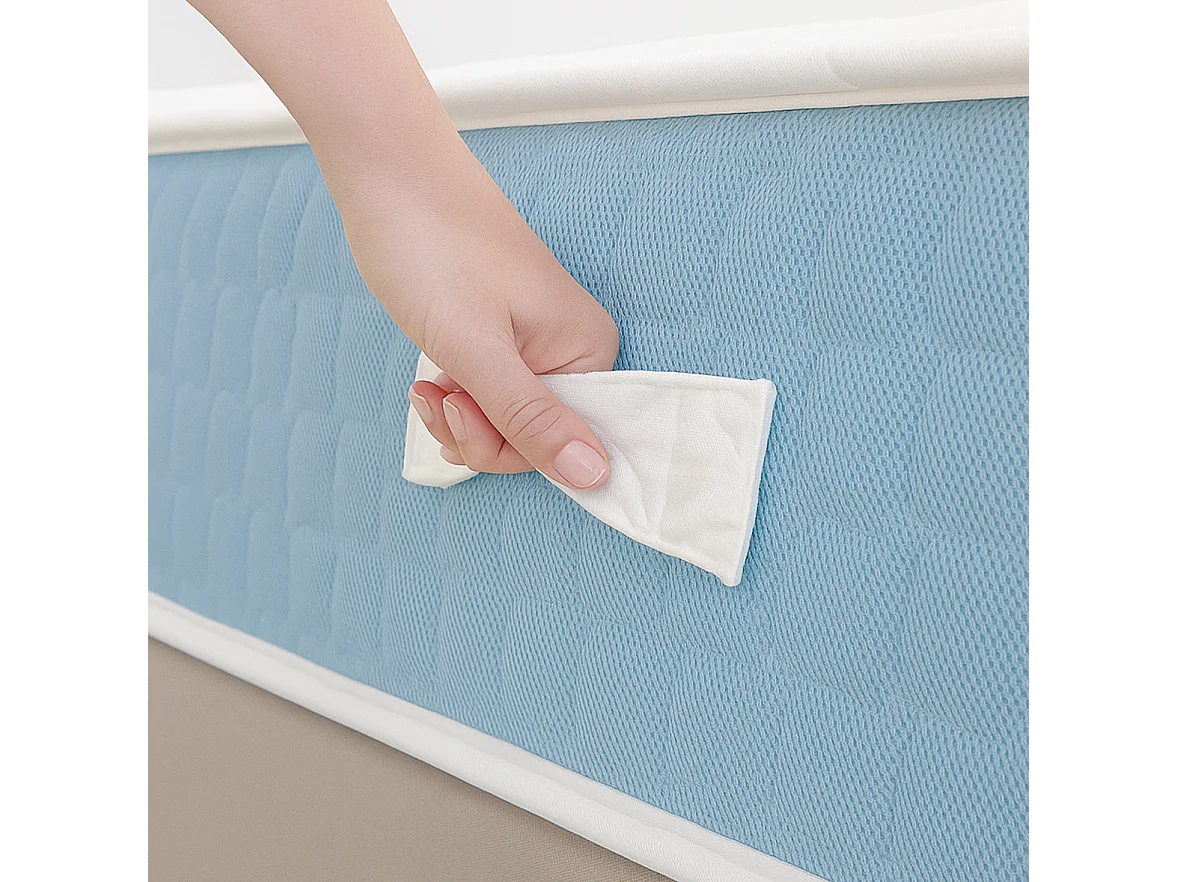 Matelas 140x190 Waterfoam orthopédique H21 cm | Mousse 2 cm | Classe 1 | Ergonomique | Respirant | Fabriqué en Italie