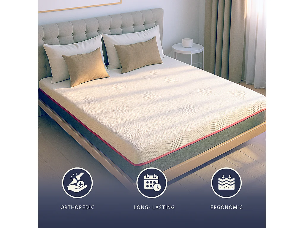 Matelas 140x190 | Ressorts Ensachés + Mémoire de Forme | 30 cm | Dispositif Médical | Fabriqué en Italie