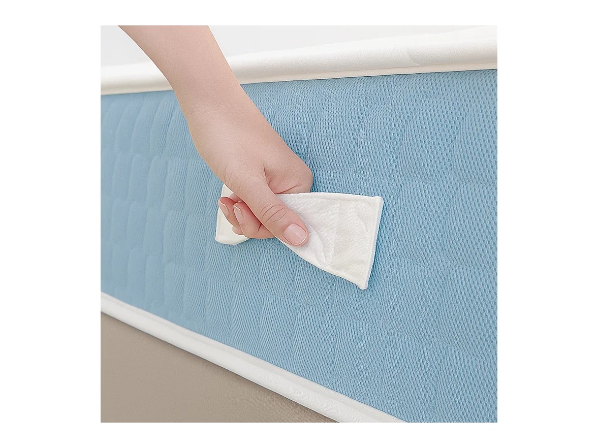 Einzelmatratze 90x200 Waterfoam | H21 cm | Klasse 1 | Ergonomisch | Atmungsaktiv | Hergestellt in Italien