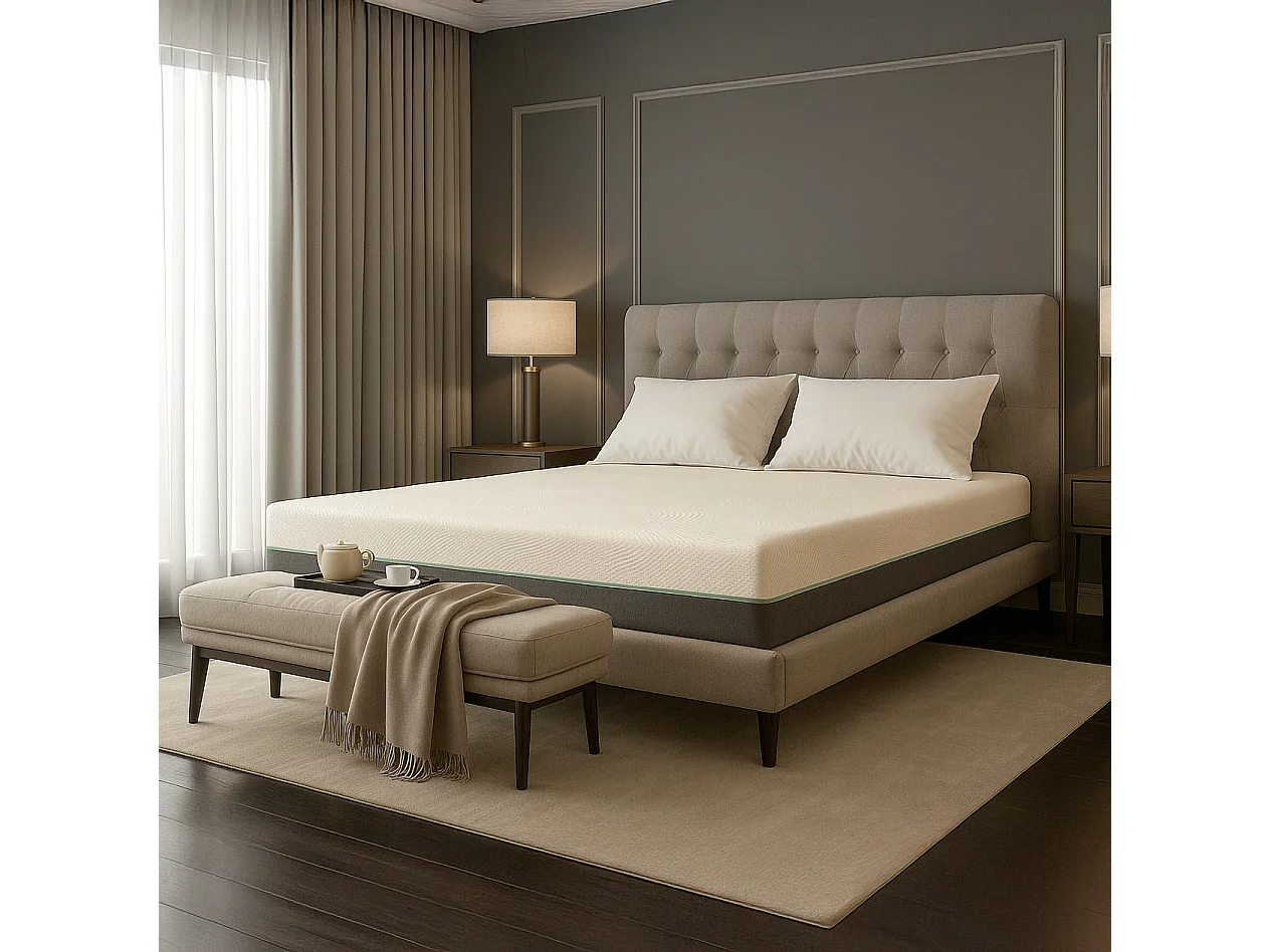 Chronos | Matelas 180x200 cm avec ressorts ensachés et mousse viscoélastique