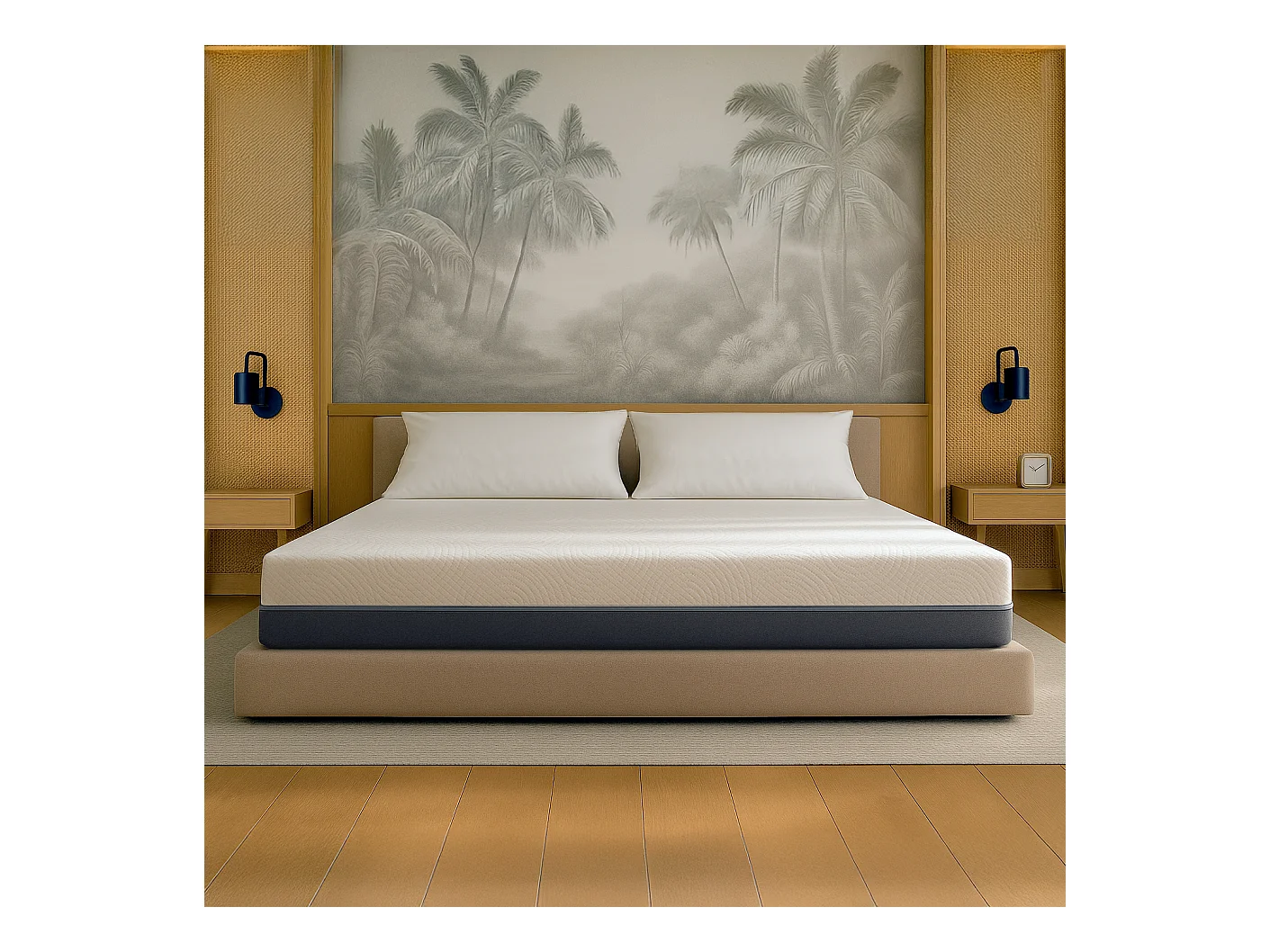 Boreal | Matelas 160x190 Mémoire & Waterfoam | H22 cm | Orthopédique, Antiallergique, Anti-acariens | Dispositif Médical | Déhoussable