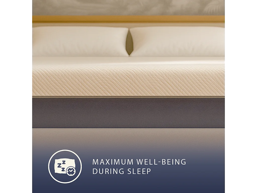 Boreal | Matelas 140x200 Mémoire & Waterfoam | H22 cm | Orthopédique, Antiallergique, Anti-acariens | Dispositif Médical | Déhoussable