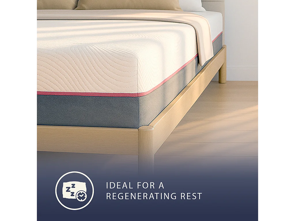 Matelas 160x200 | Ressorts Ensachés + Mémoire de Forme | 30 cm | Dispositif Médical | Fabriqué en Italie