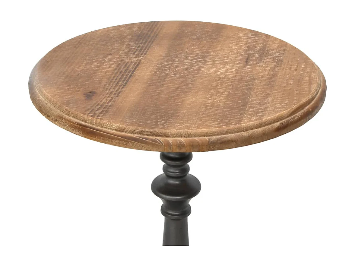 Table d'appoint support de marron 40 x 40 x 64 cm DEC032377