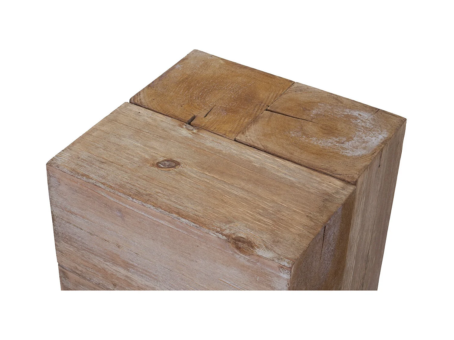 Support de fleurs petit bois marron 30 x 30 x 60 cm 04_0005055