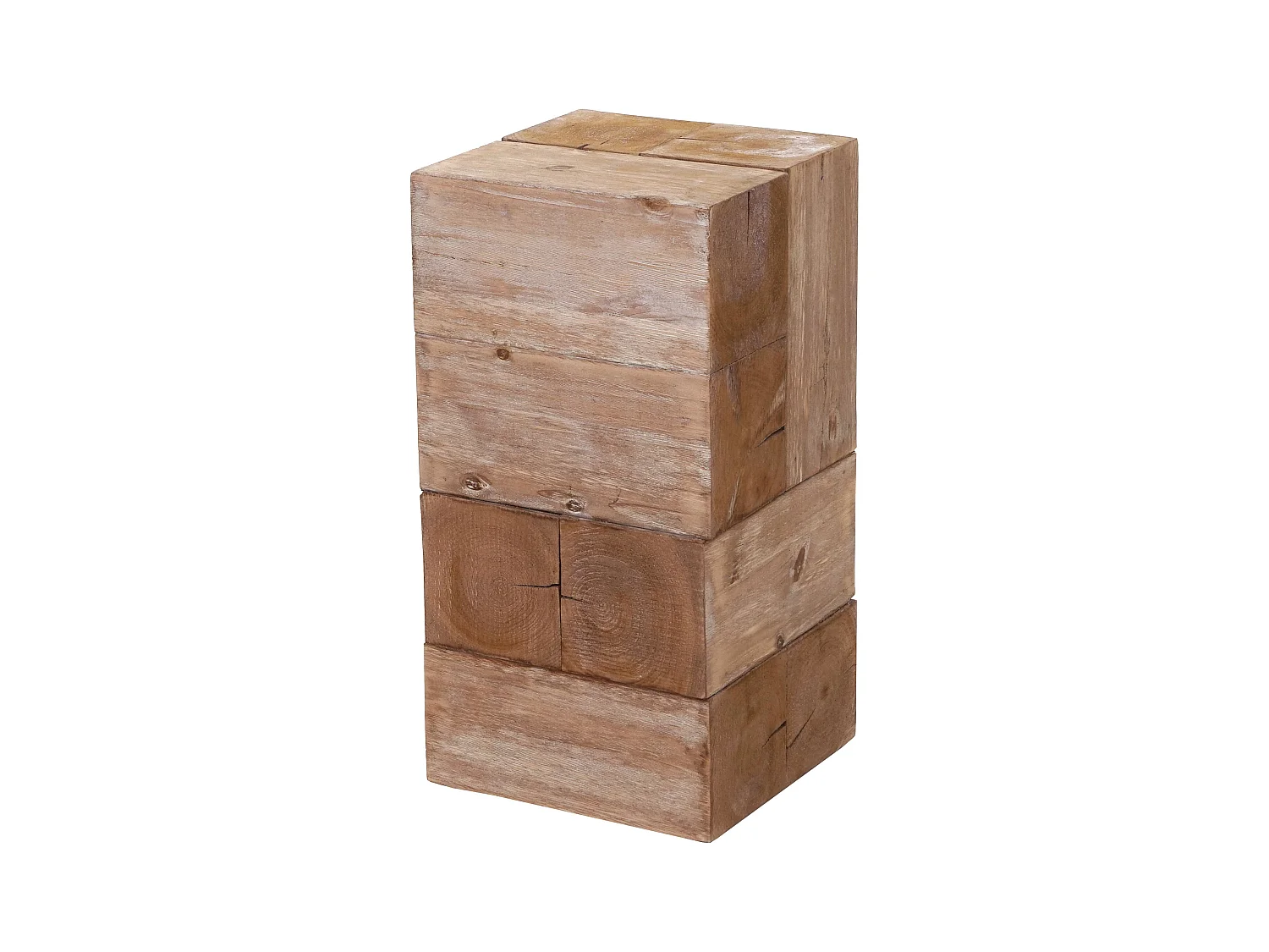 Support de fleurs petit bois marron 30 x 30 x 60 cm 04_0005055