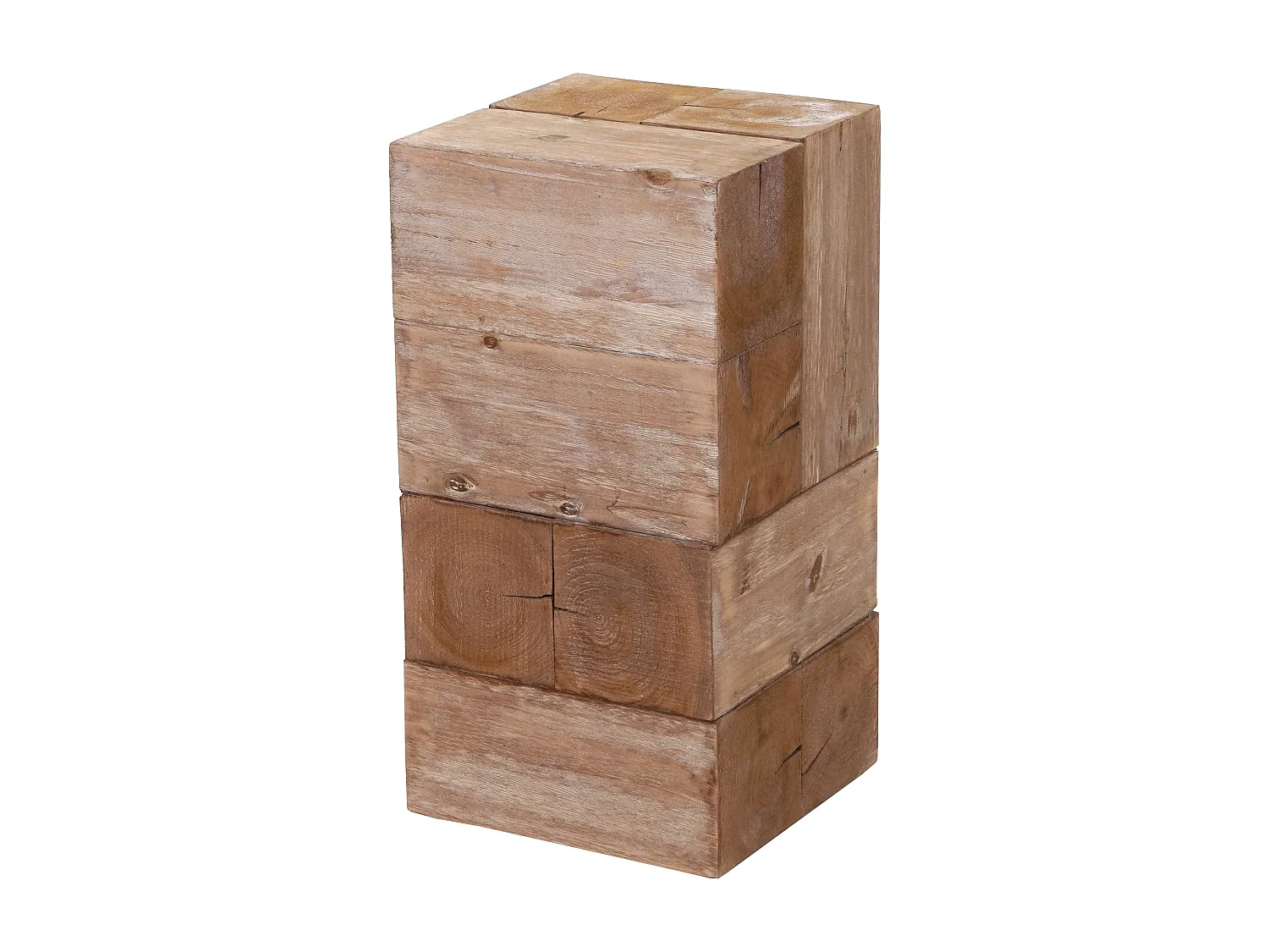 Support de fleurs petit bois marron 30 x 30 x 60 cm 04_0005055