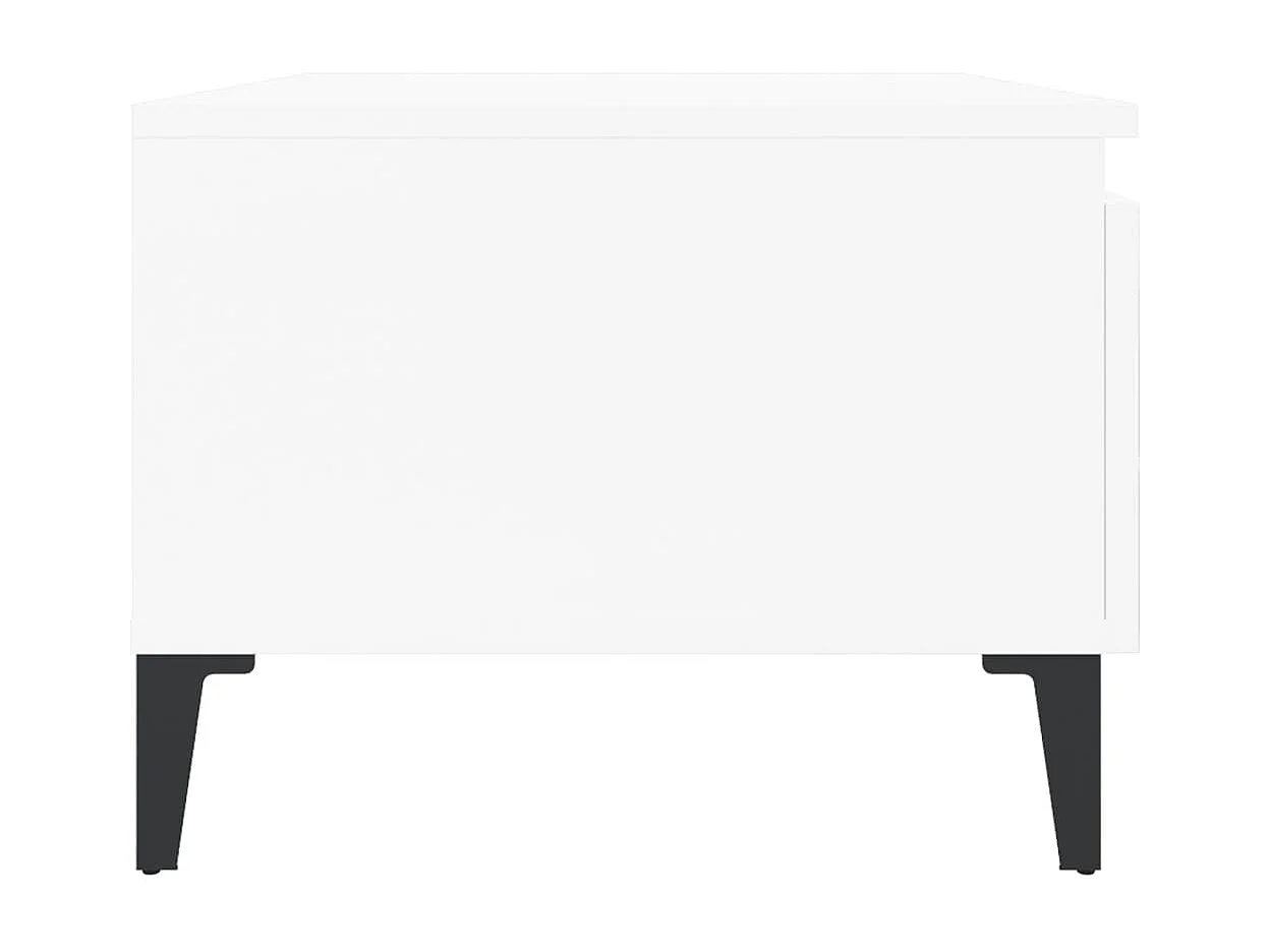 Lot de 2 tables bois blanche 50 x 46 x 35 cm DEC032653