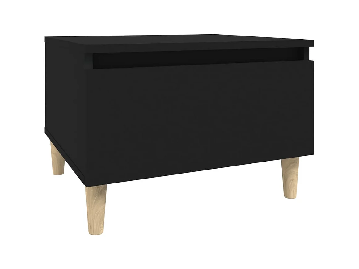 Table d'appoint meuble de bois marron 50 x 46 x 35 cm DEC032494