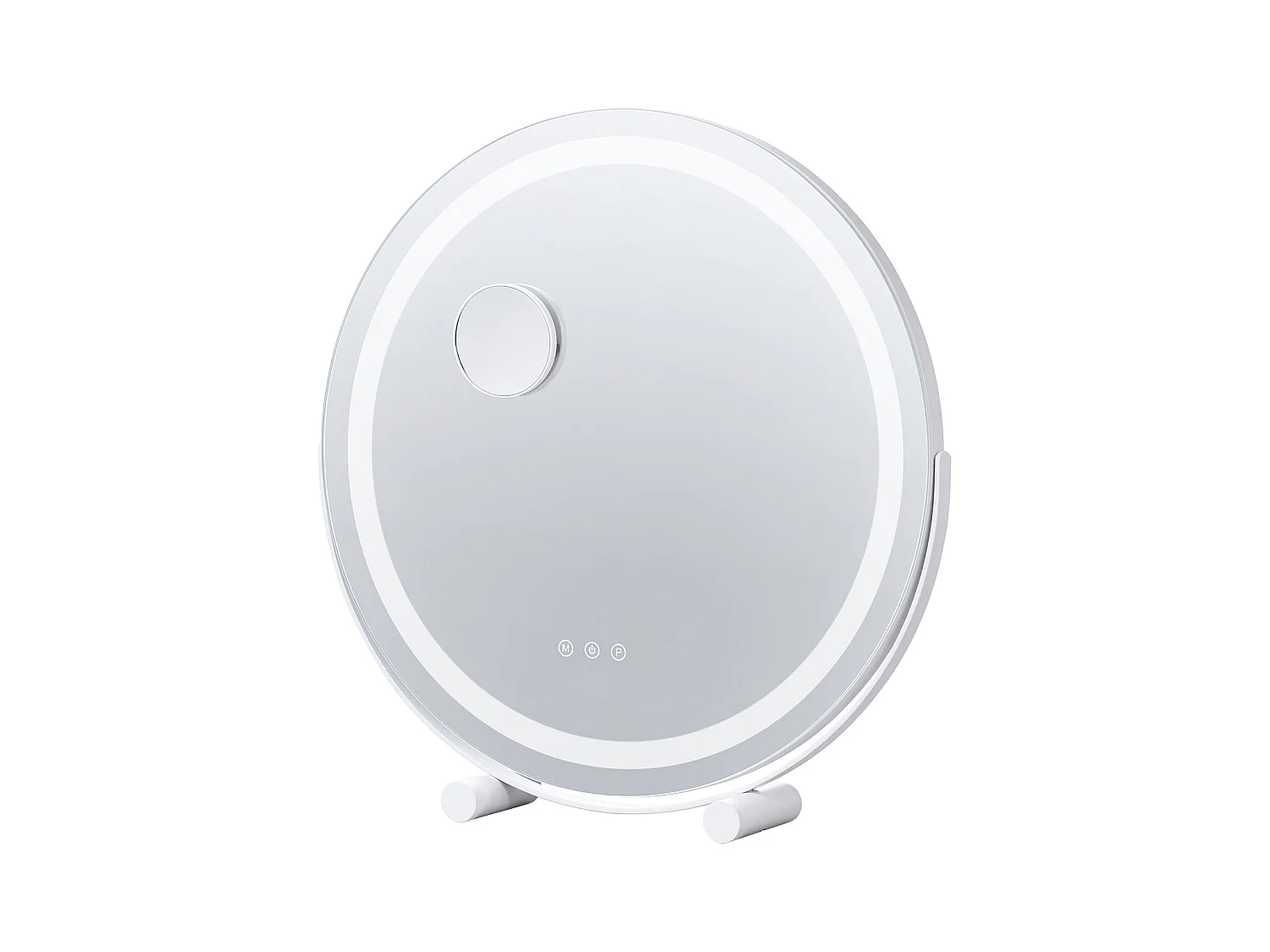 Espelho de Maquilhagem, SucceBuy Espelho de Maquilhagem LED de 51.3 cm - Redondo, 3 Cores, 5X, Branco