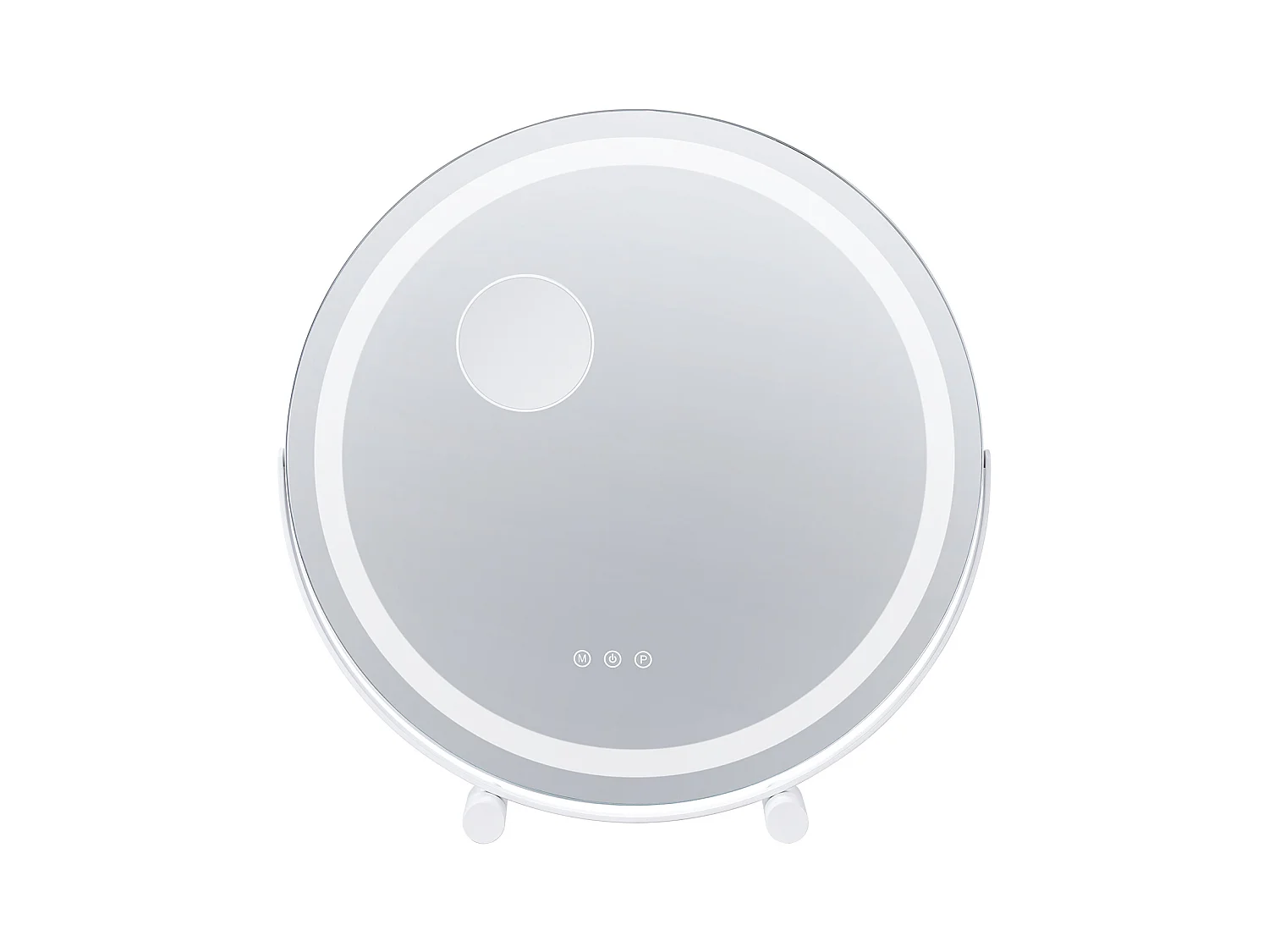 Espelho de Maquilhagem, SucceBuy Espelho de Maquilhagem LED de 51.3 cm - Redondo, 3 Cores, 5X, Branco